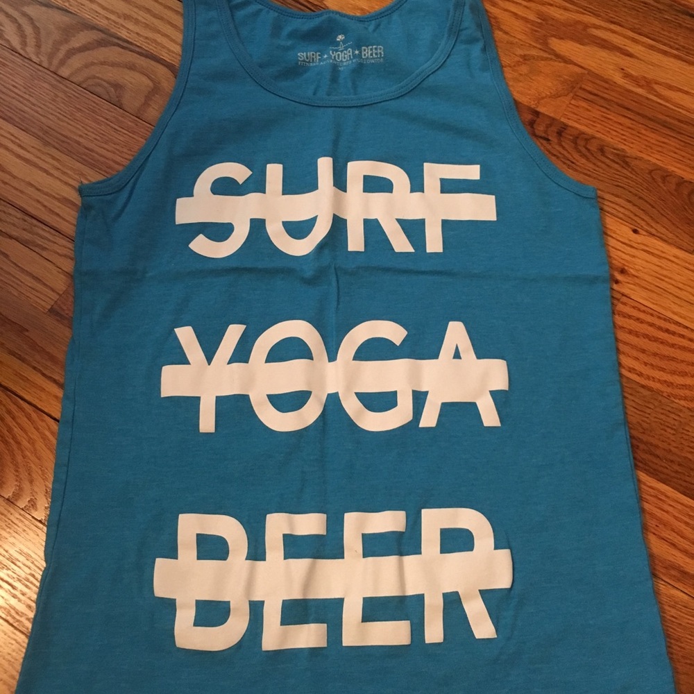 Surf Yoga Beer Tank